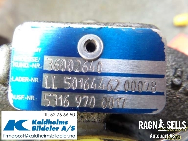 Turbo til Volvo XC70 2008-2013 (Type II, Fase 1) (36002640||LL5016446200078)