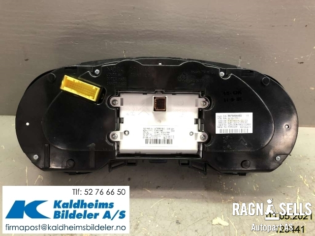 Speedometer til Peugeot 5008 2010-2017 (Type I)  (9676464480|96 666 260 80|E087-HW-HL-007.03)