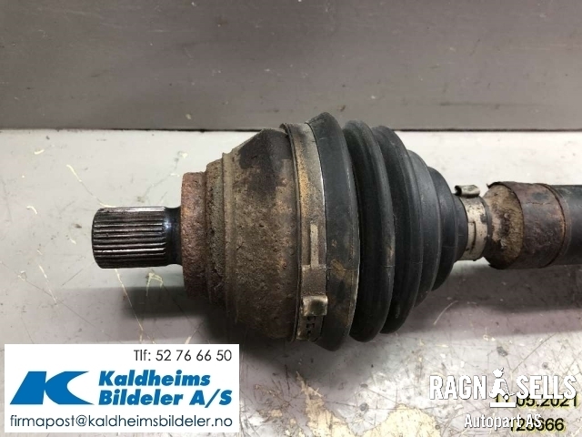 Drivaksel høyre foran, diesel/automat til VW Caddy 2010-2015 (Type III, Fase 2)  (3C0 407 272 BD)