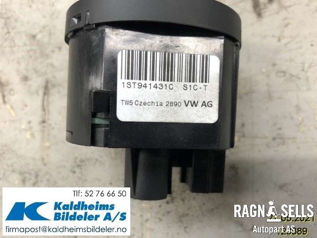 Bryter lys til Škoda Citigo-e 2019-->>  (1ST941431C|1ST 941 531 C|S1C-T)