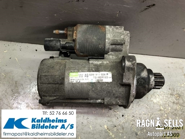 Starter diesel til Škoda Octavia, 2009-2013 (Type II, Fase 2) (02M911024P)
