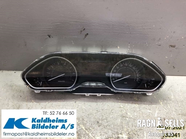 Speedometer til Peugeot 208 2012-2019 (Type I) (982262118000|98 259 861 80|N2L-KMH-ESS)