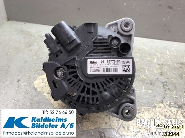 Dynamo til Peugeot 208 2012-2019 (Type I) (9818677980|16 080 645 80|2713135A)