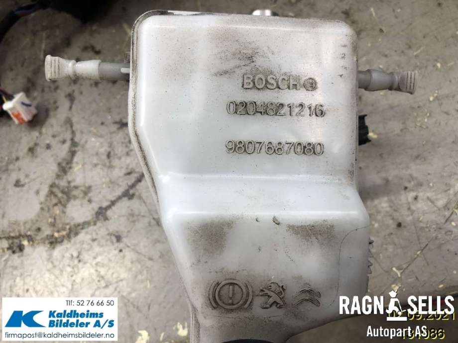 Bremsepumpe hoved til Peugeot 3008 2016-->> (Type II) (9807687080|21206231947|30300172247)