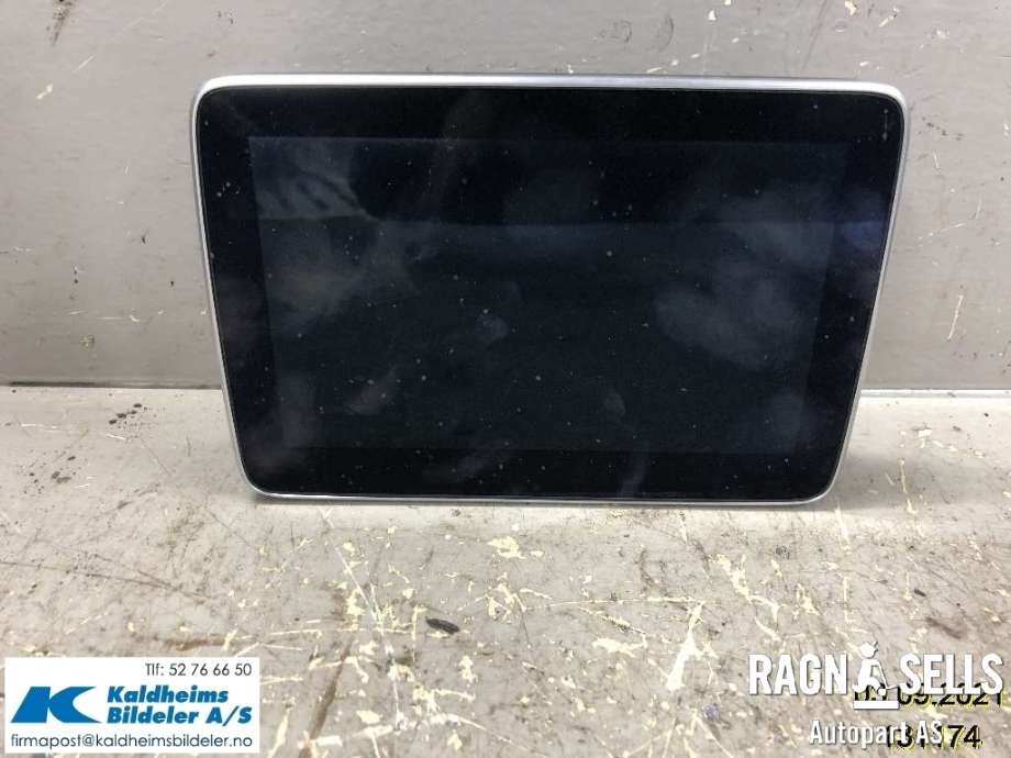 Multimedia display (MCU - Media Controller Unit) til Mercedes B-Klasse, electric drive 2014-2018 (W242) (W242) (A166 900 78 14|A1669007814|A1669012002)