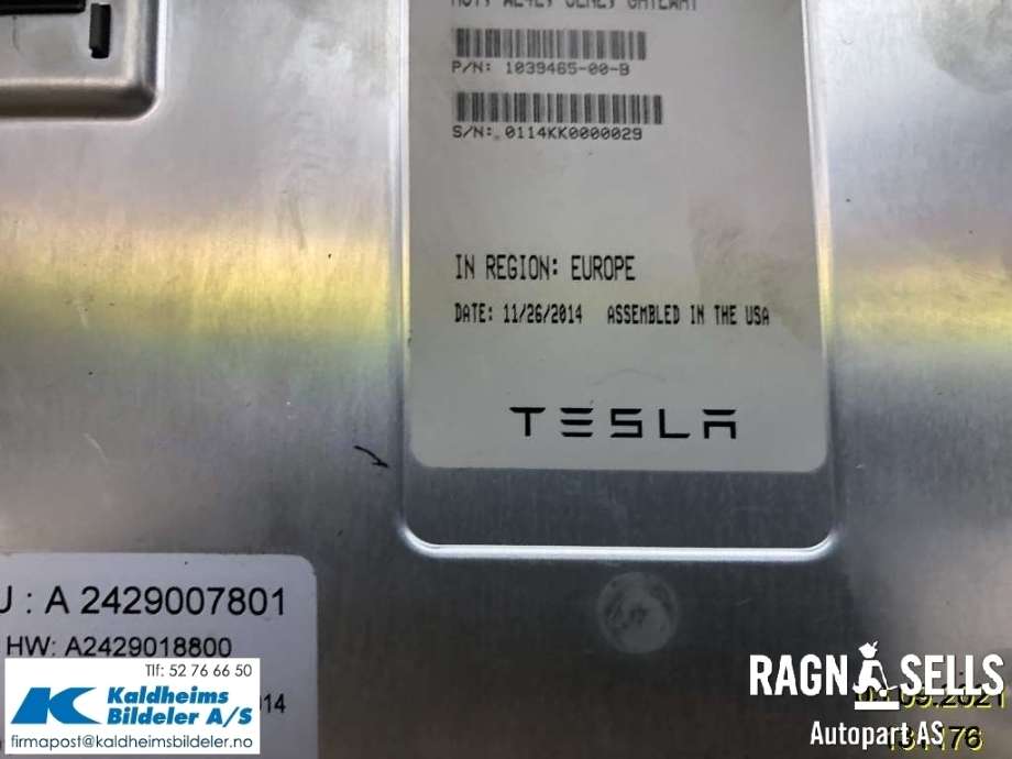 Styreenhet diverse til Mercedes B-Klasse, electric drive 2014-2018 (W242) (W242) (A 2429007801|A 242 900 78 01|A2429007801)