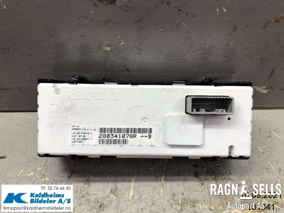 Instrument klokke til Opel Vivaro A 2006-2014  (4421630|280341078R|93864970)