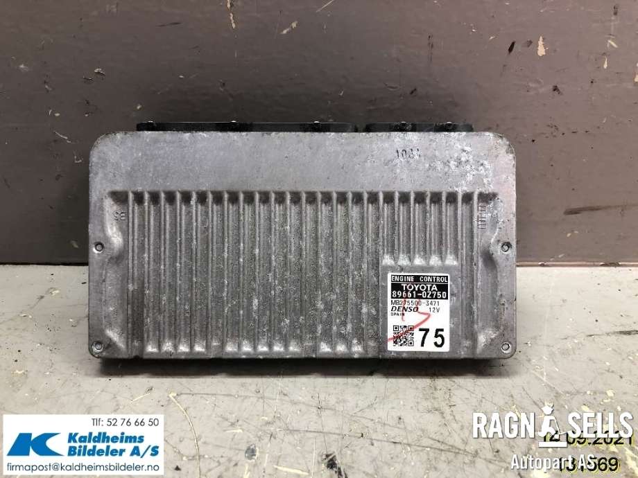 Styreenhet motor til Toyota Auris 2013-2015 (Type II, Fase 1) (896610Z750|)