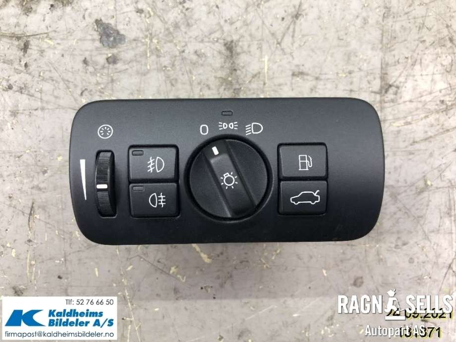 Bryter lys til Volvo V70 2007-2013 (Type III, Fase 1) (30739414)