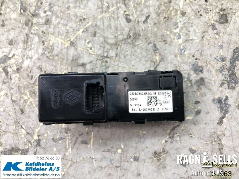 Bryter diverse til Renault Zoe 2013-2019 (Fase 1)  (253B08825R|)