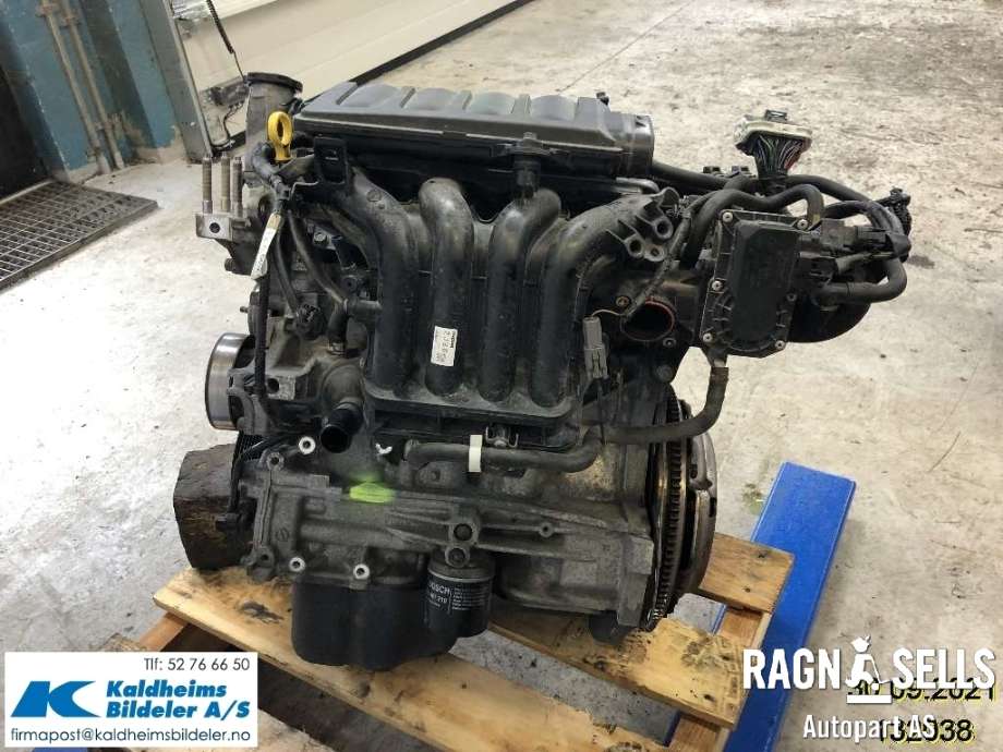 Motor bensin til Mazda 2 2011-2014 (Type II, Fase 2) (ZJ-VE|ZJ46-02-300F)