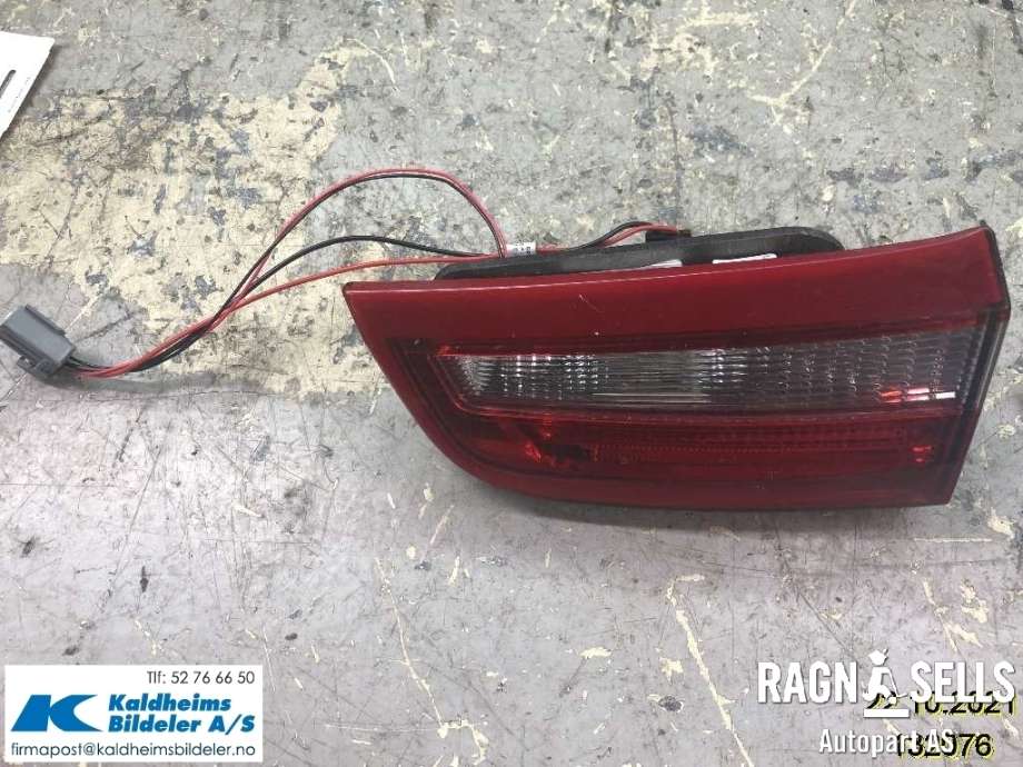 Baklykt venstre indre til Volvo S60 2014-2019 (Type II, Fase 2)  (30796271|)