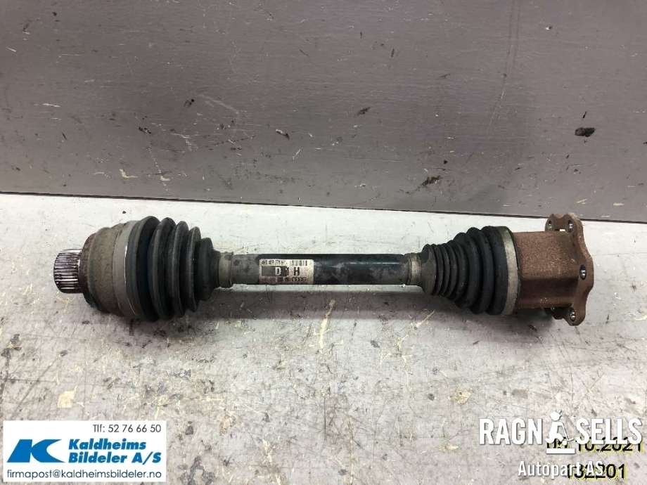 Drivaksel høyre foran, diesel/automat til Audi A8 2010-2013 (Type III, Fase 1) (4H0 407 271 H|4G0 407 271 F)