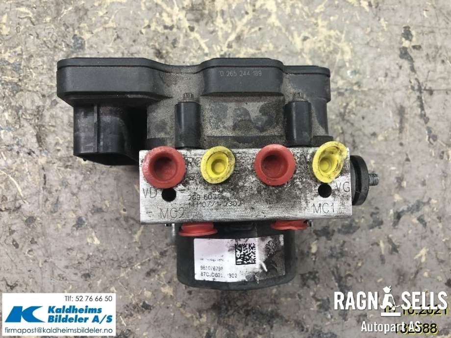 ABS sentral til Peugeot 308, 2013-2021 (Type II) (981076798)