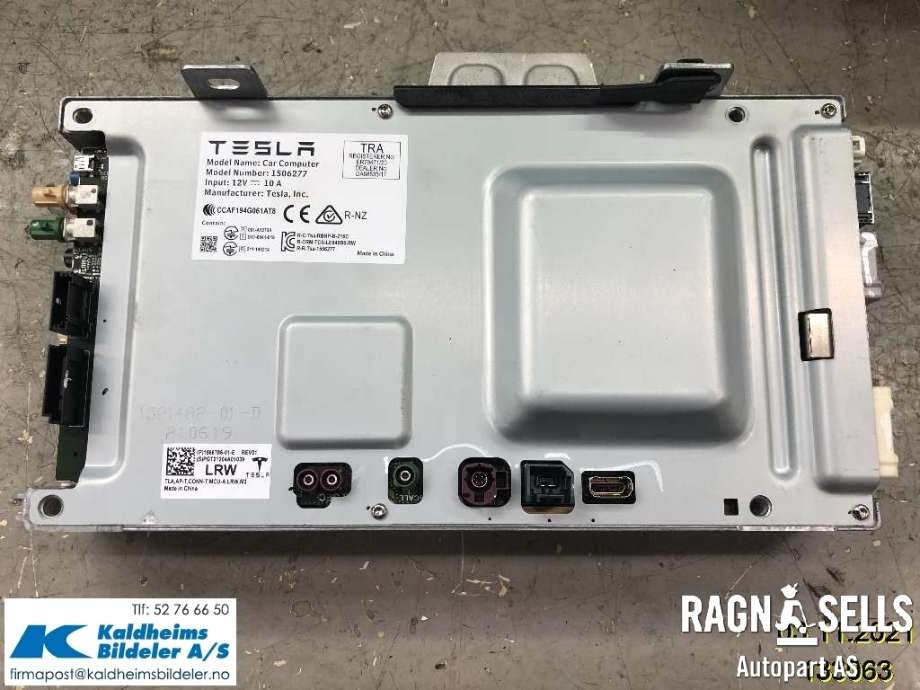Bilstereo diverse til Tesla Model 3 2018-2023 (Fase 1) (1566786-01-E||1506277)