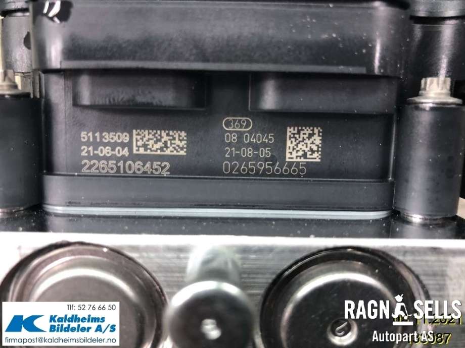 ABS sentral til Tesla Model 3 2018-2023 (Fase 1) (0265956665|1044745-00-B|2265106452)