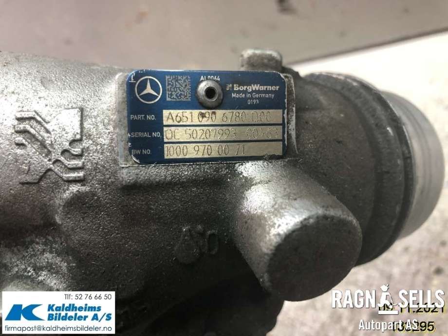 Turbo til Mercedes E-Klasse 2009-2013 (Fase 1) (W212) (W212) (A651 090 6780|A 651 090 67 80|A 651 090 45 80)