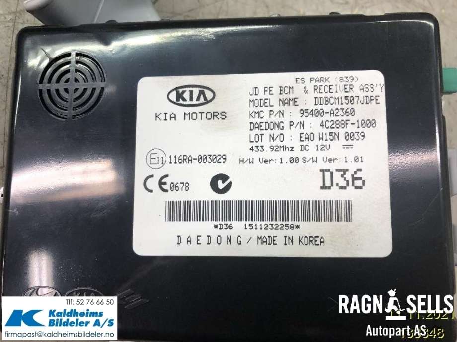 Styreenhet diverse til Kia Cee
