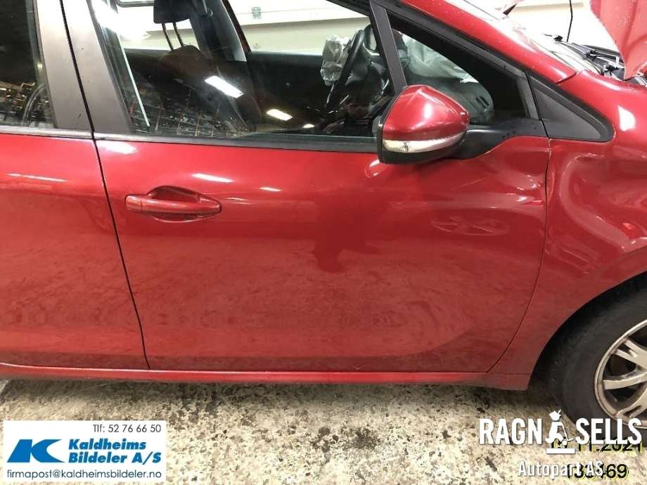 Dør høyre foran til Peugeot 208 2012-2019 (Type I) (|98 078 206 80)