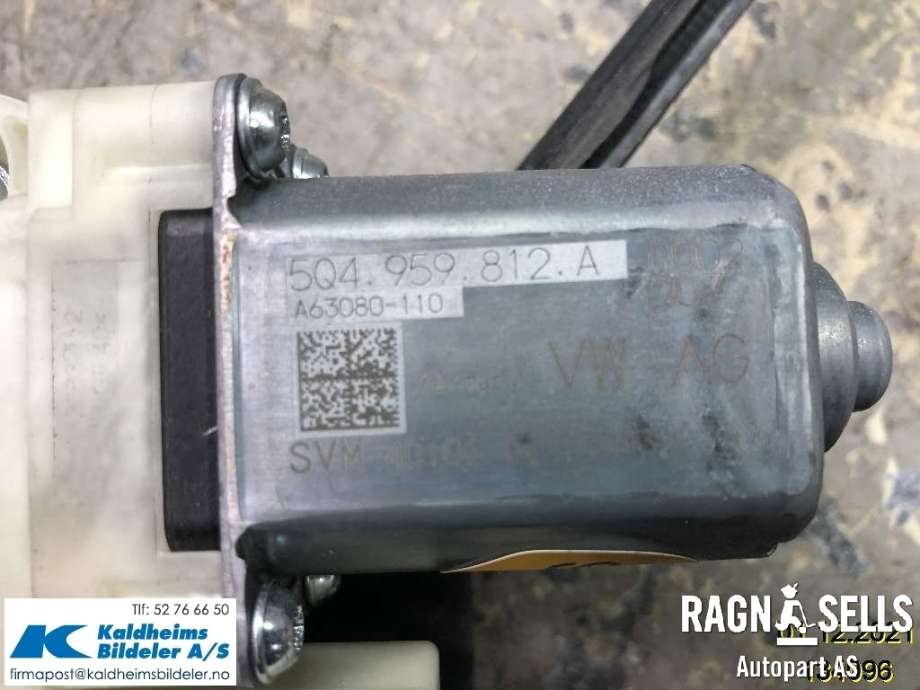 Ruteheis høyre bak til VW Golf VII 2012-2017 (Fase 1)  (5Q4 959 812 F|5G4 839 462 B|5Q4 959 812 A)