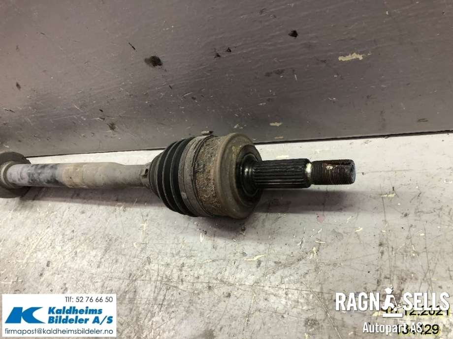Drivaksel høyre foran, bensin/automat til Toyota Auris 2013-2015 (Type II, Fase 1)  (4341002850|4341002850C|)