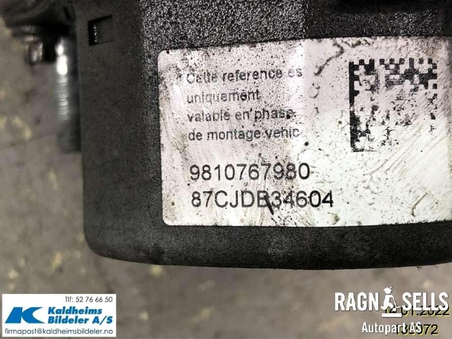 ABS sentral til Peugeot 308 2013-2021 (Type II) (9810767980|16 133 193 80)