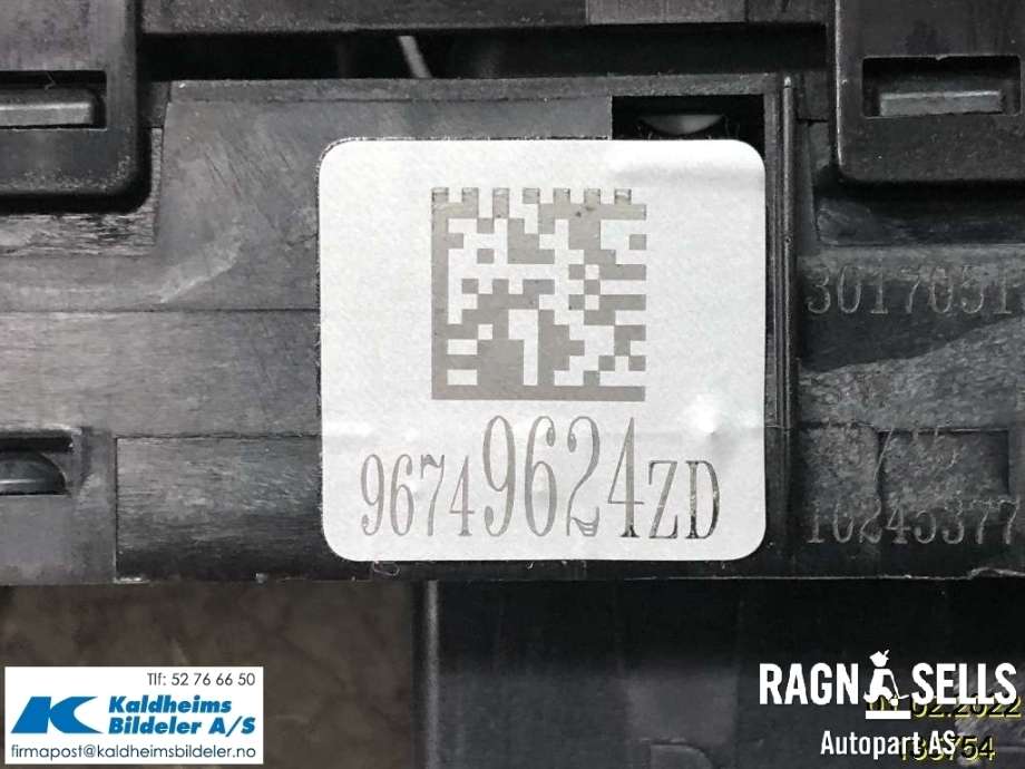 Bryter ruteheis til Peugeot 2008 2013-2019 (Type I)  (96749624ZD|96 749 624 ZD|)