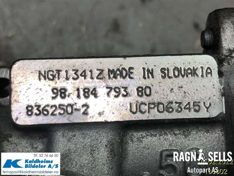 Turbo til Peugeot 2008 2013-2019 (Type I)  (98 184 793 80|98 106 813 80)