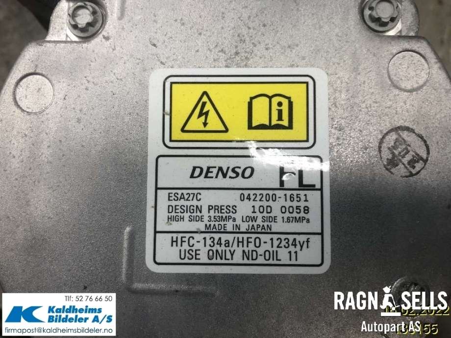 Aircondition kompressor til Honda e 2020-->> (042200-1651|)