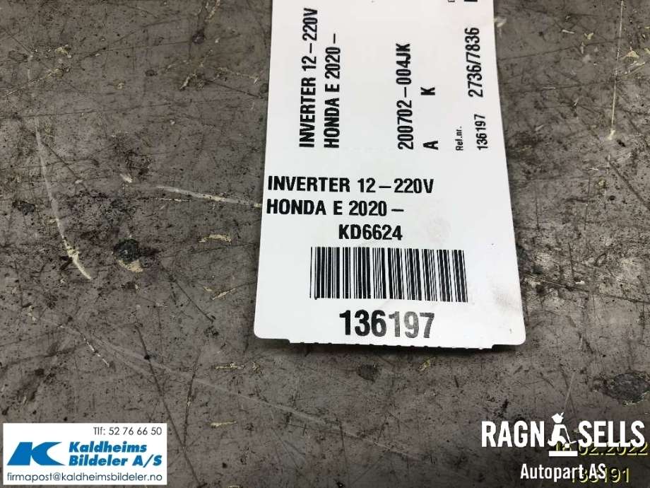 Bremsepumpe hoved til Honda e 2020-->>  (57300-TYF-E012-M1|)