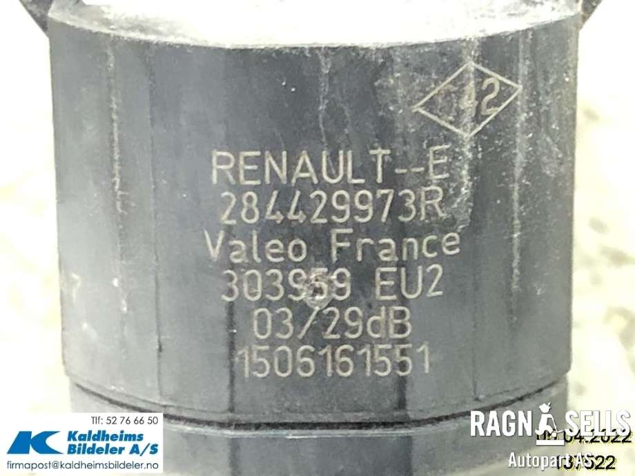 Parkeringssensor bak til Renault Zoe 2013-2019 (Fase 1) (284429973R|)
