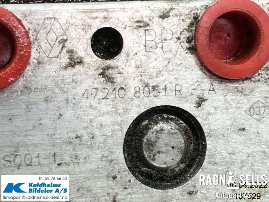 Bremsepumpe hoved til Renault Zoe 2013-2019 (Fase 1) (460115213RB|020471126000)
