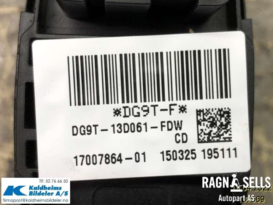 Bryter speil til Ford Mondeo 2014-2019 (Type V, Fase 1) (DG9T-13D061-FDW|DG9T-13D061-FE3JA6)