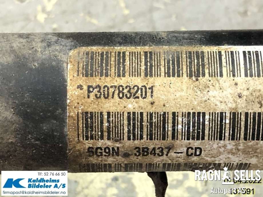 Drivaksel venstre foran, diesel/manuell til Volvo V70 2007-2013 (Type III, Fase 1)  (36011285|30783201|)