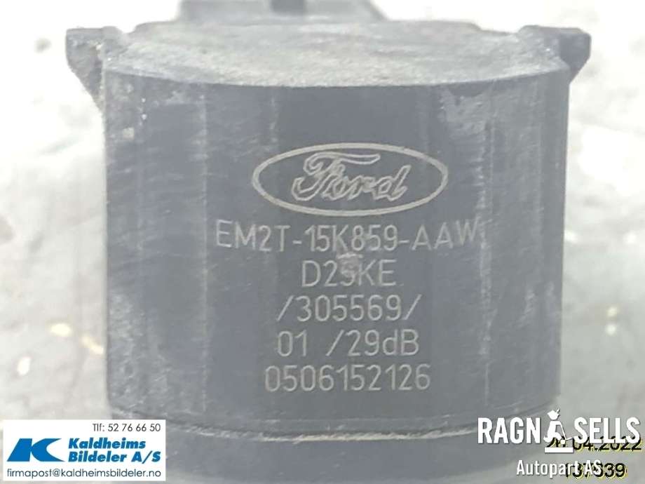 Parkeringssensor bak til Ford Mondeo 2014-2019 (Type V, Fase 1)  (EM2T15K859AAW|F1CT-15K859-AA57VT)