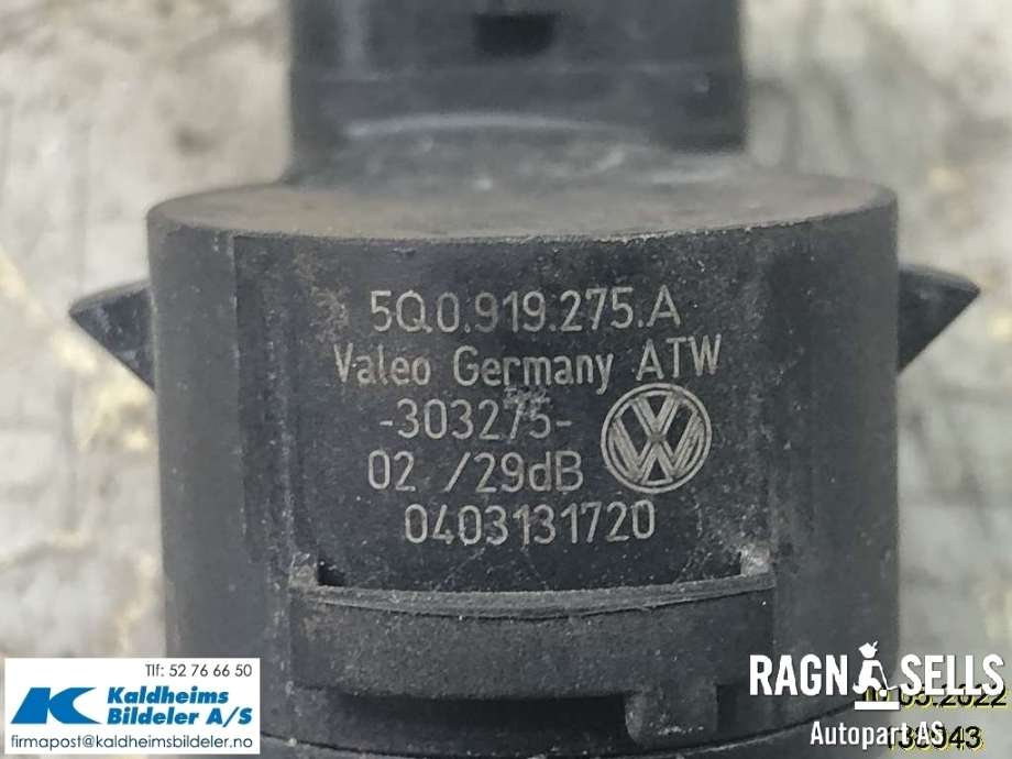 Parkeringssensor foran til Audi A3 2012-2016 (Type III, Fase 1)  (5Q0919275A|5Q0 919 275 C)