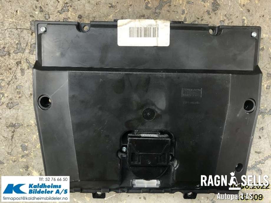 Varmeapparat betjening til Volvo XC60 2014-2017 (Type I, Fase 2)  (31443425|M0558601191|SN2001775363)