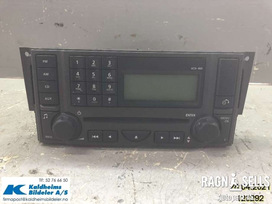 Bilstereo til Land Rover Discovery 2005-2009 (Type III) (VUX500330|LR006327|AL050503206)