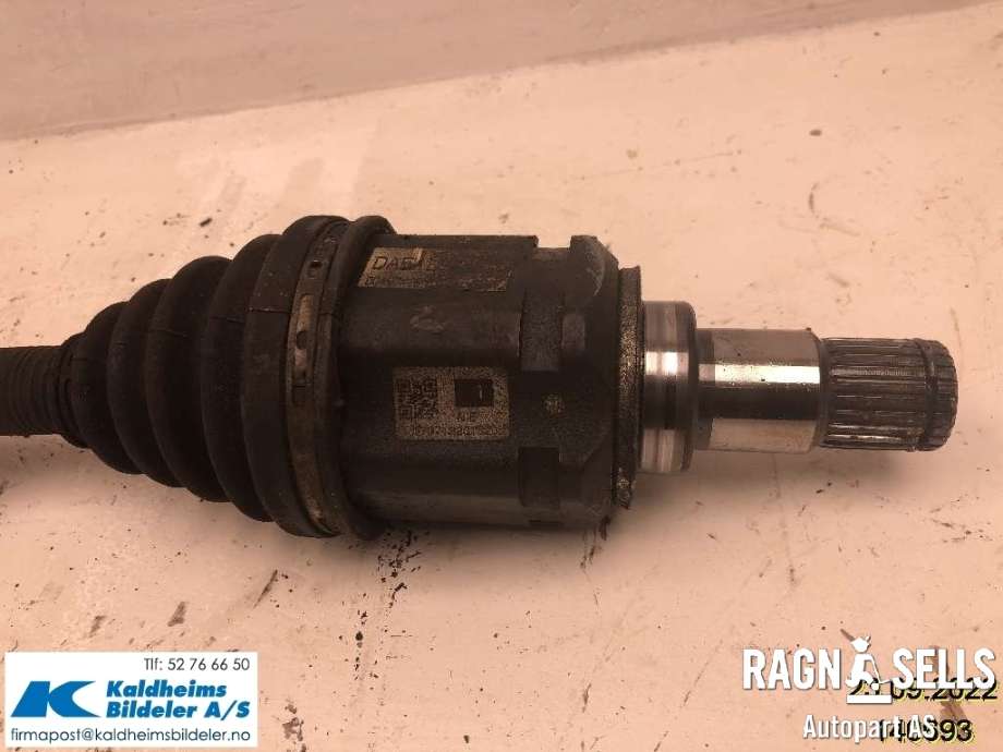 Drivaksel venstre foran, diesel/manuell til Toyota RAV4 2006-2009 (Type III, Fase 1)  (4342042200)