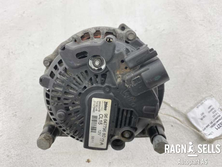 Dynamo diesel til Peugeot 207 2006-2012  (VALEO|9664779680|5705KV|)