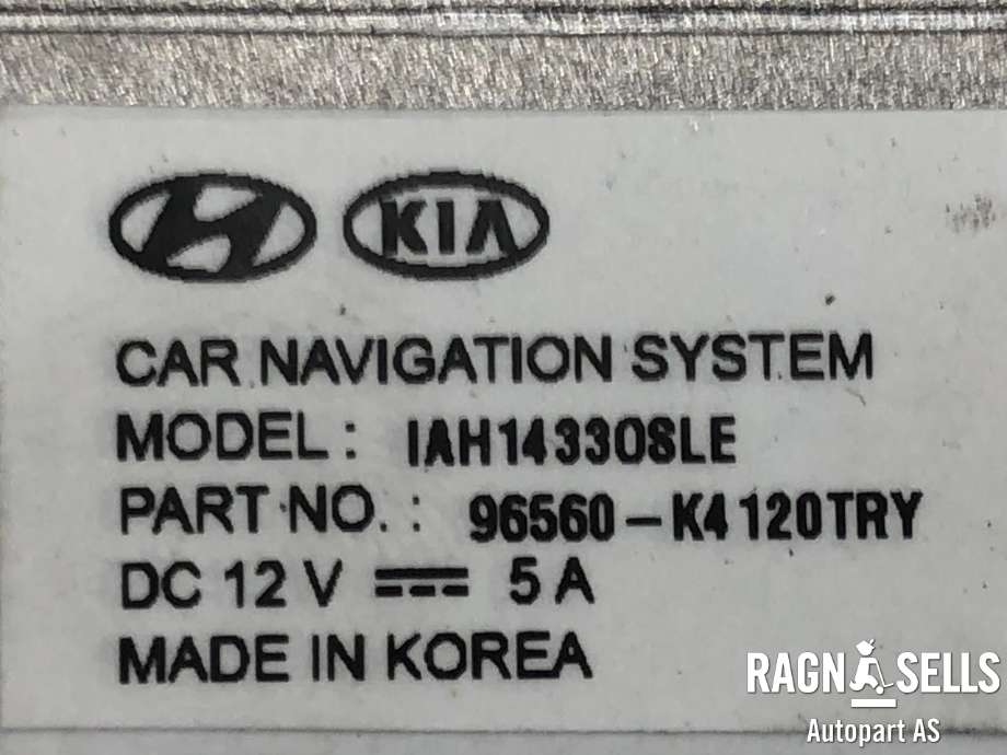 Bilstereo navigasjon til Hyundai Kona 2017-2021 (Type I, Fase 1)  (96560K4120TRY|)