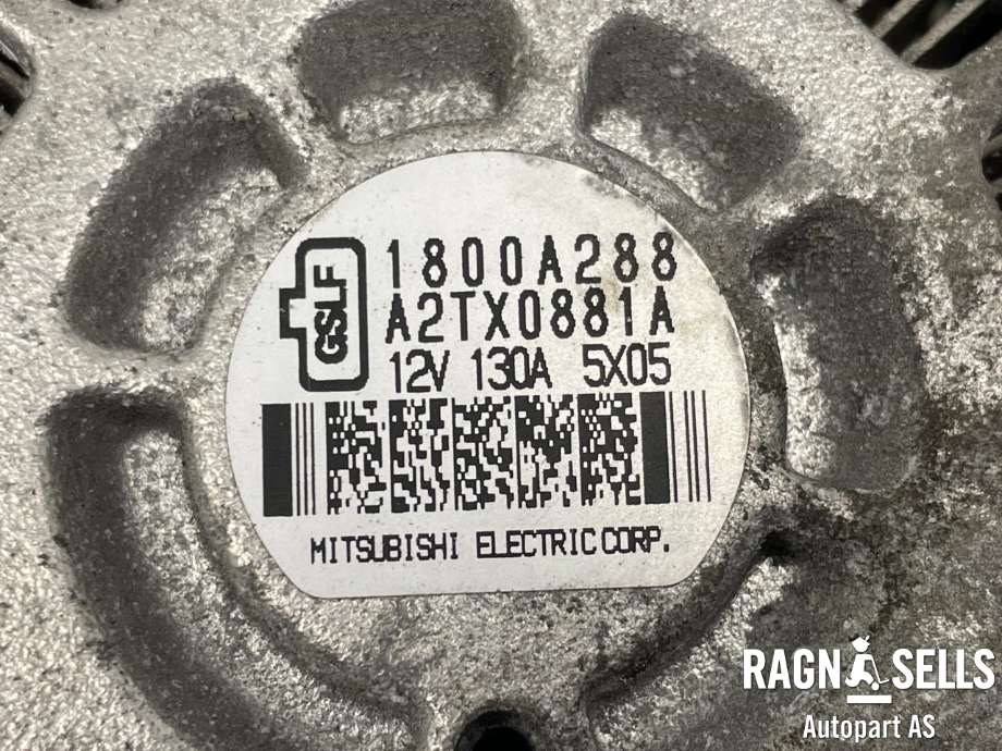 Dynamo til Mitsubishi Outlander 2012-2015 (Type III, Fase 1) (1800A288|A2TX0881A||A002TX0881|A002TX0881A|A2TX0881|1800A121)