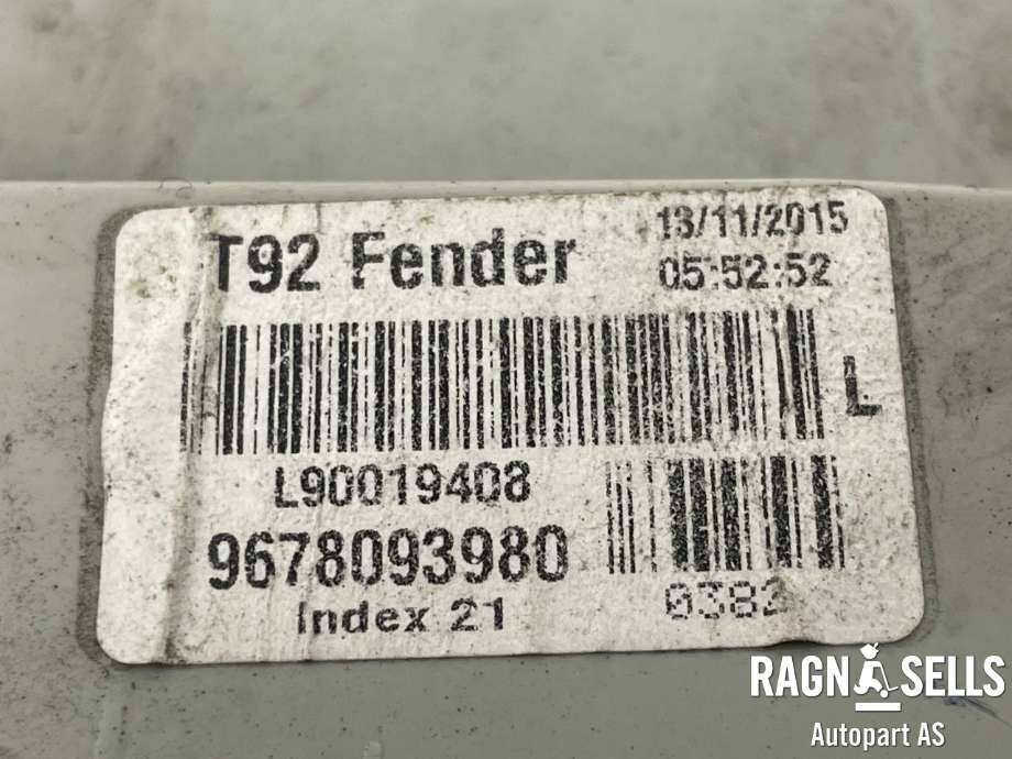 Baklykt venstre til Peugeot 308 2013-2021 (Type II) (96 780 939 80|)