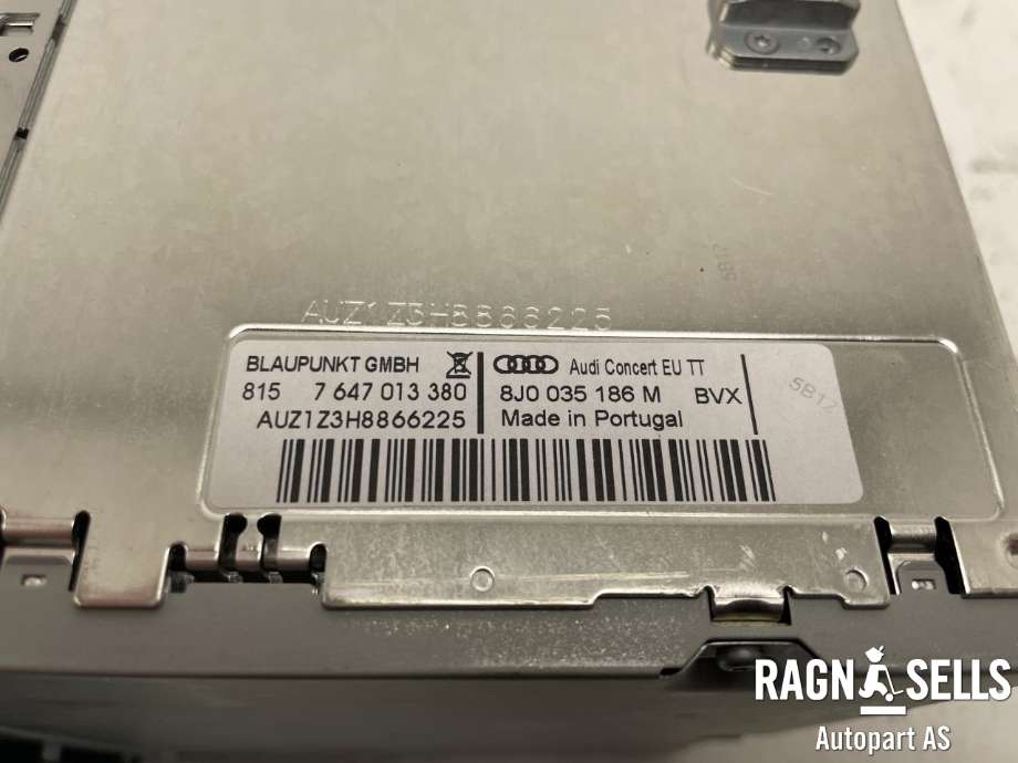 Bilstereo til Audi TT 2006-2014 (Type II) (8J0035186M|7647013380|8J0057186MX)