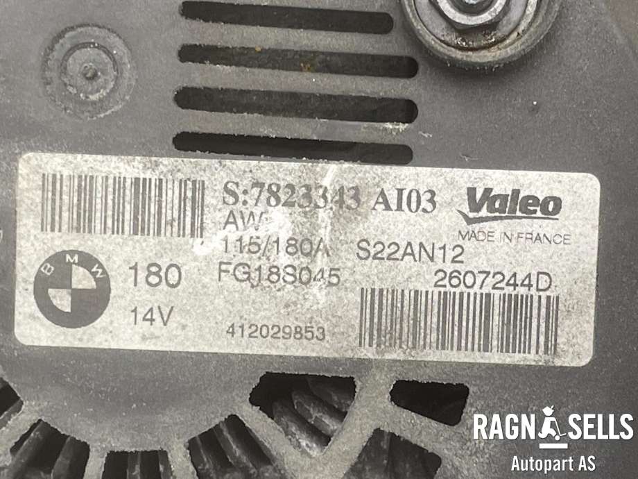 Dynamo diesel til BMW 3-Serie 2012-2018 (F30/F31/F34) (F30/F31/F34) (VALEO|12 31 7 823 343||WBA3D31020J302267)