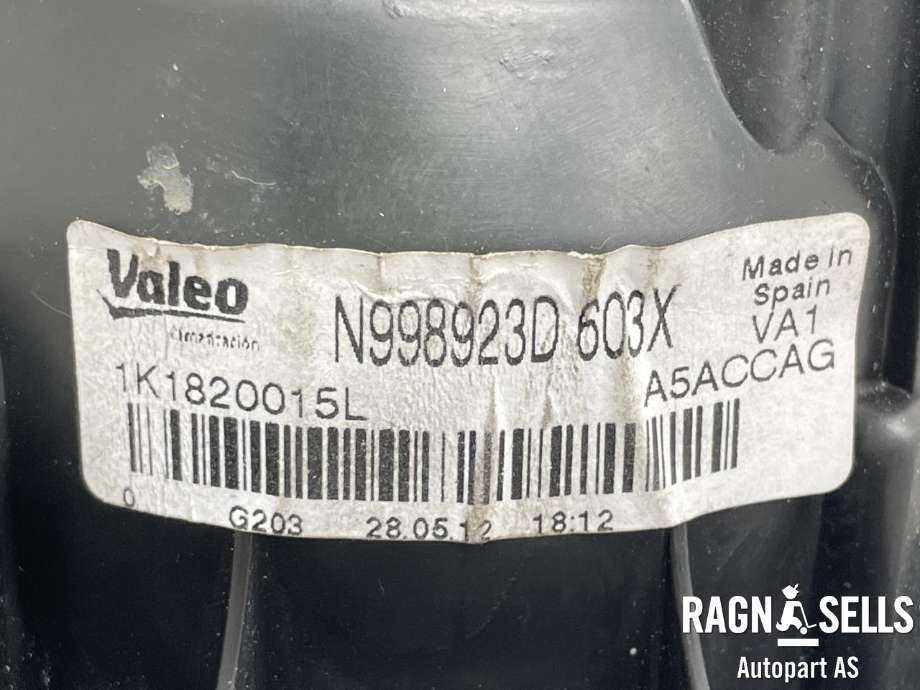 Varmeapparat motor til Audi Q3 2011-2014 (Type I, Fase 1)  (VALEO|1K1 820 015 L|N998923D)