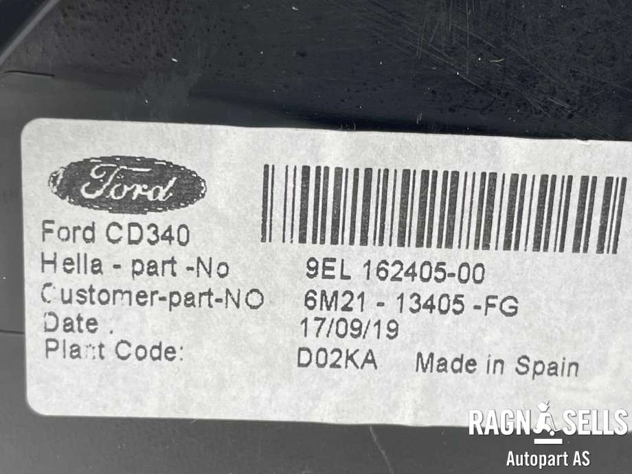 Baklykt venstre ytre til Ford Galaxy 2007-2010 (Type III, Fase 1)  (6M21 13405 FG|9EL16240500|)