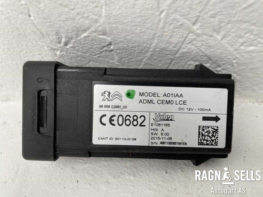Styreenhet diverse til Peugeot 308 2013-2021 (Type II)  (966560298000|)