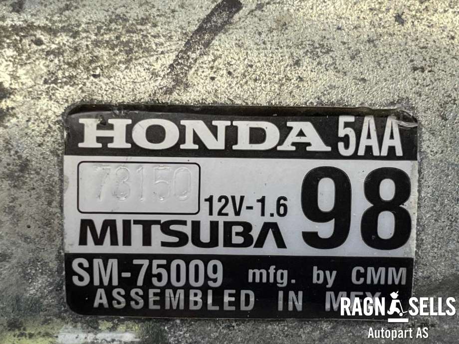 Starter til Honda Civic 2017-->> (Type X)  (HONDA|SM75009|)