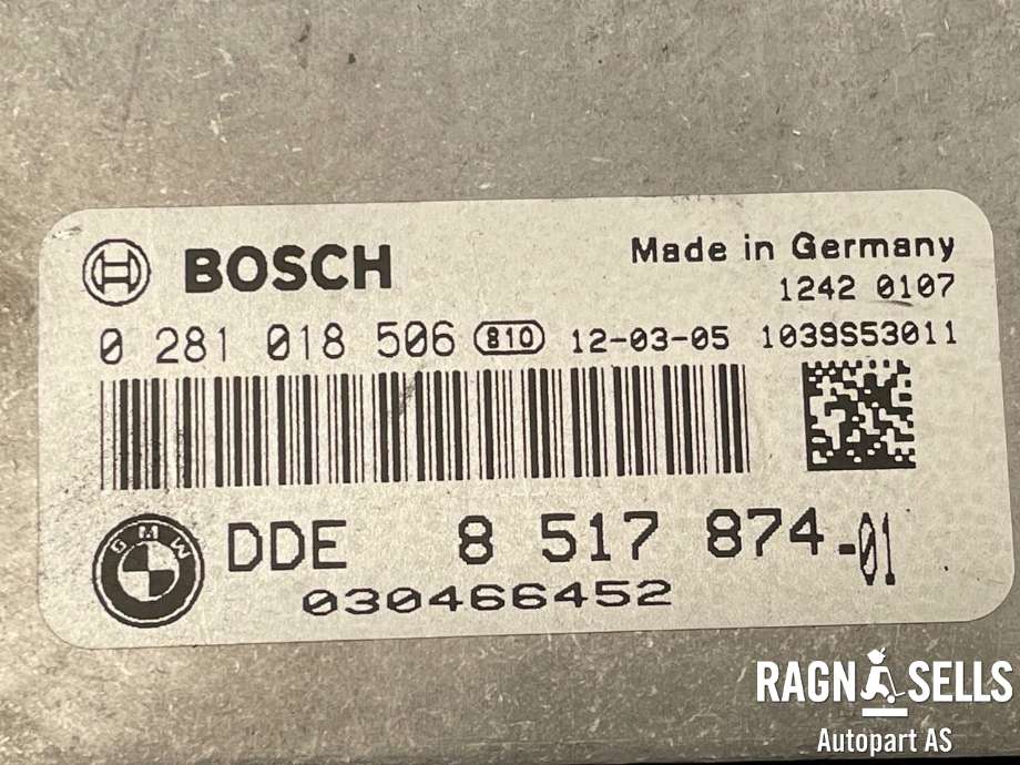 Styreenhet motor til BMW 3-Serie 2012-2018 (F30/F31/F34) (F30/F31/F34) (BOSCH|13 61 8 576 341|8 517 874|0 281 018 506)